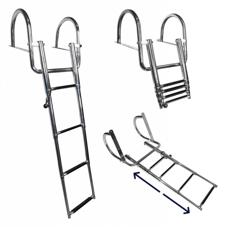 EvoNautic Zwemtrap Boot en Steiger 4+1 treden RVS316