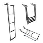 EvoNautic Zwemtrap Onder Platform 4-treden RVS316