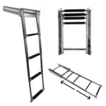 EvoNautic Zwemtrap Inschuifbaar 4-treden RVS316