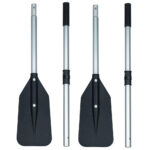 HIBO Rubberboot Peddels Set Zwart