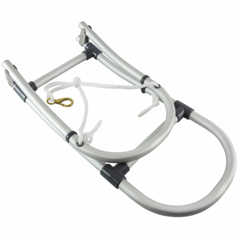 Hibo Zwemtrap Rubberboot 3-treden Aluminium